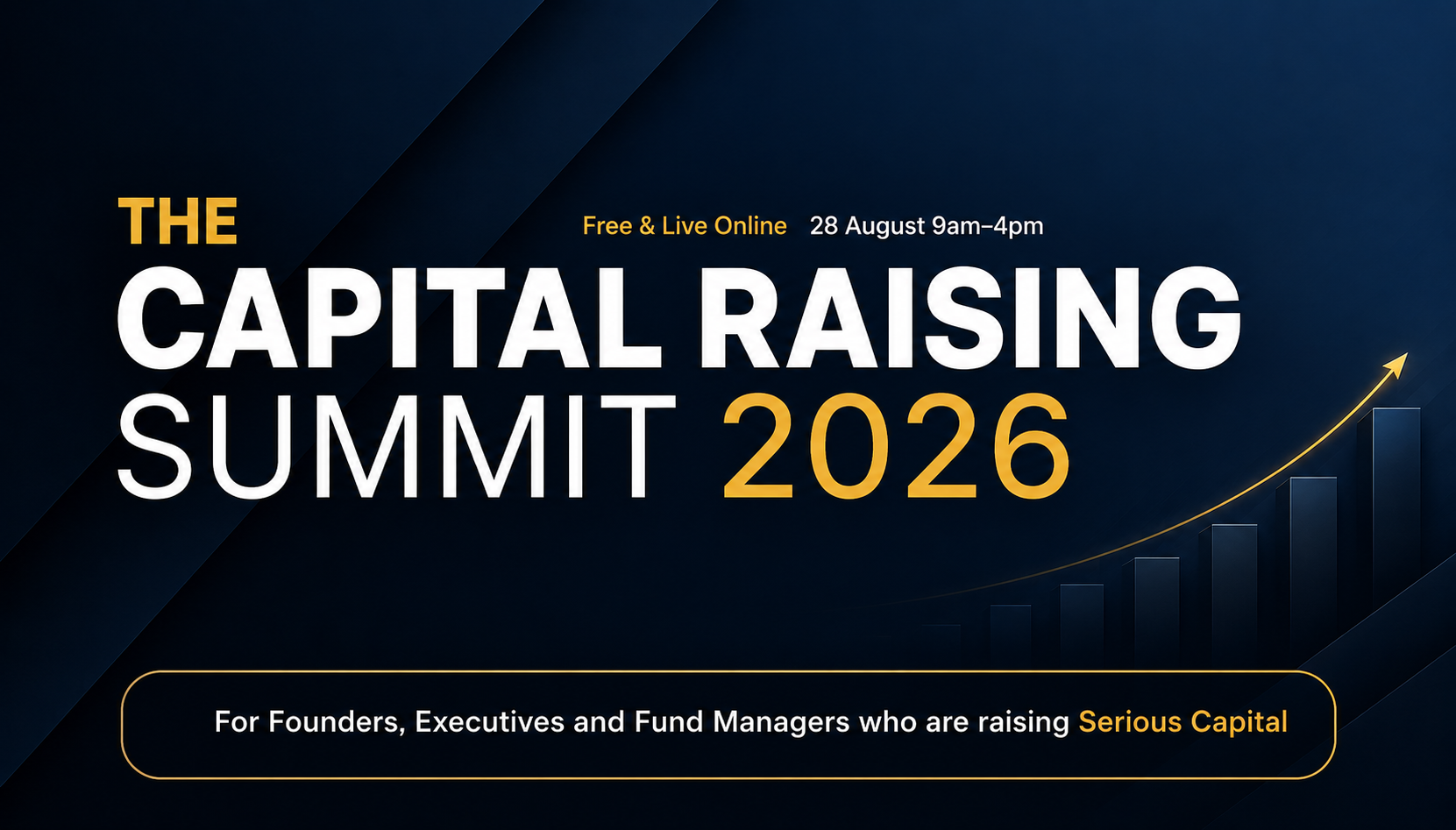 The Capital Raising Summit 2026 event banner
